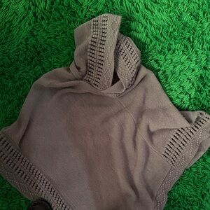 Steve Madden Gray Hooded Sweater